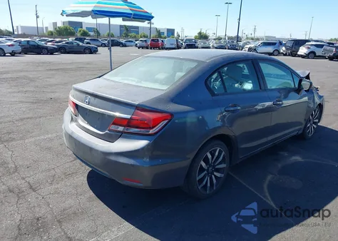 2015 Honda Civic Ex-L z USA, uszkodzony, nr VIN 19XFB2F91FE200567